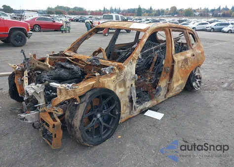 2021 BMW X3 M z USA, uszkodzony, nr VIN 5YMTS0C02M9F00482